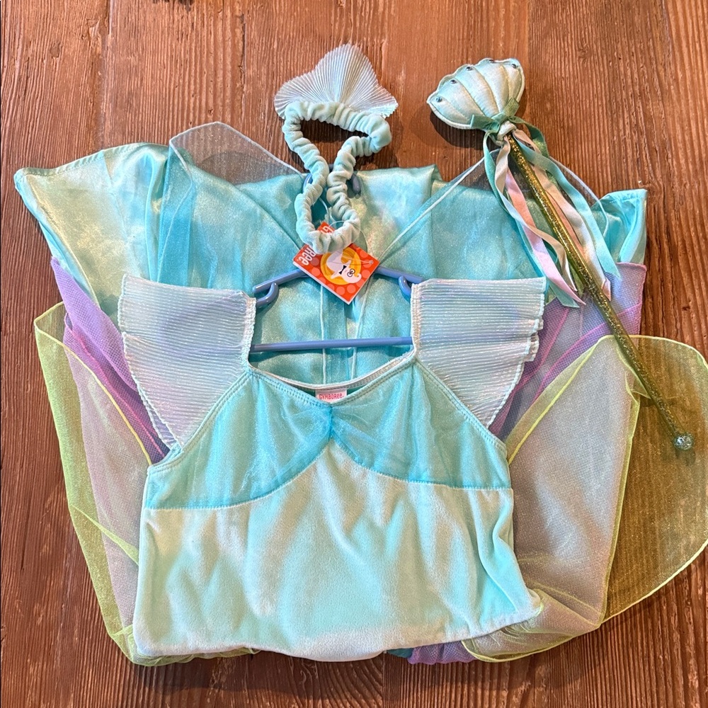 Gymboree Mermaid crown/ceptor/large Costume Halloween Dress Up Princess‎ Tulle